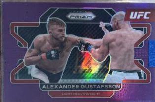 Alexander Gustafsson 2022 Panini Prizm UFC Base #35 Purple