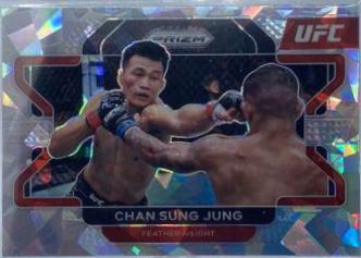 Chan Sung Jung 2022 Panini Prizm UFC Base #87 Ice