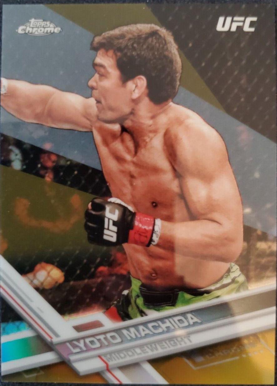 Lyoto Machida 2017 Topps Chrome UFC Base #30 Gold