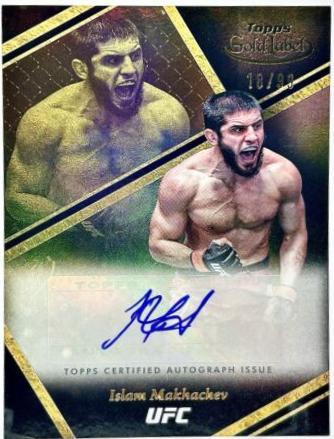 Islam Makhachev 2024 Topps Gold Label UFC Auric Autographs #AUA-IMV Blue