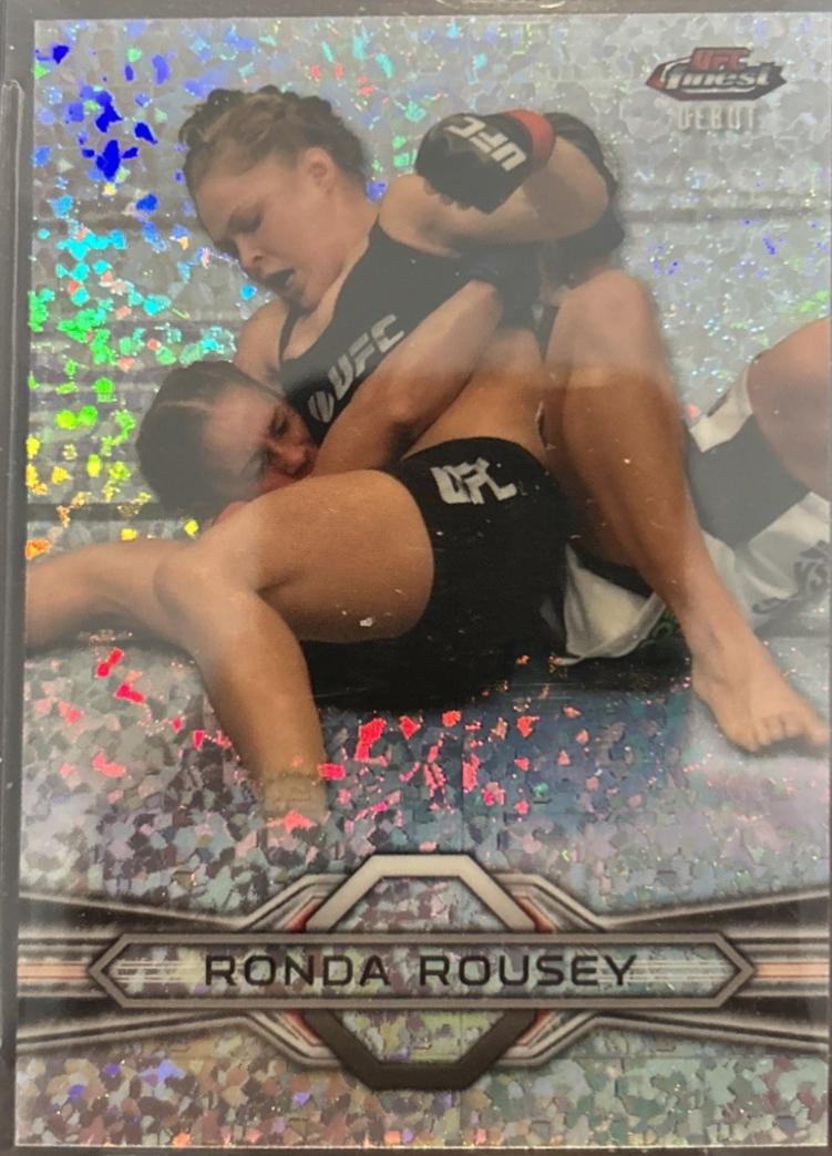 Ronda Rousey 2013 Topps Finest UFC Base #30 Refractor