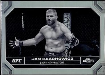 Jan Błachowicz 2024 Topps Chrome UFC Base #91 Negative Refractor
