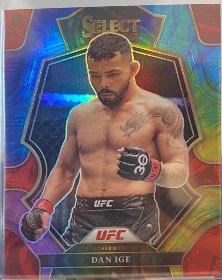 Dan Ige 2023 Panini Select UFC Premier Level #122 Tie Dye