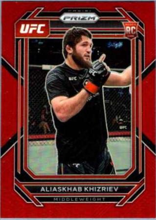 Aliaskhab Khizriev 2023 Panini Prizm UFC Base #141 Red