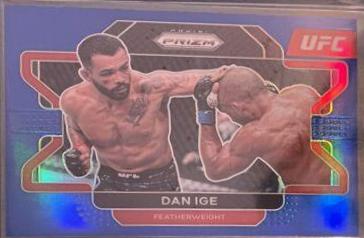 Dan Ige 2022 Panini Prizm UFC Base #79 Blue