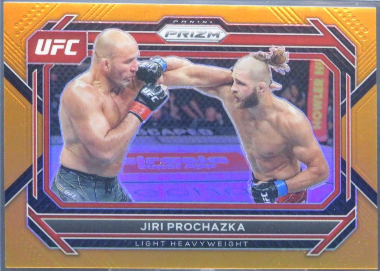 Jiri Prochazka 2023 Panini Prizm UFC Base #54 Orange