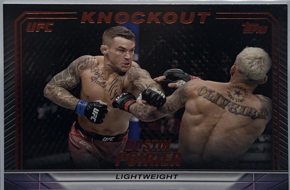 Dustin Poirier 2024 Topps Knockout UFC Base #78 Orange