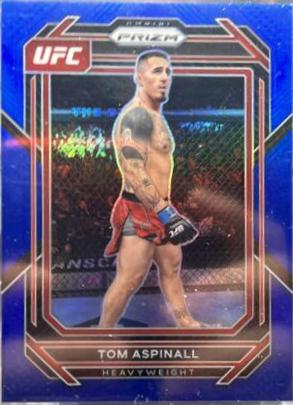 Tom Aspinall 2023 Panini Prizm UFC Base #138 Blue