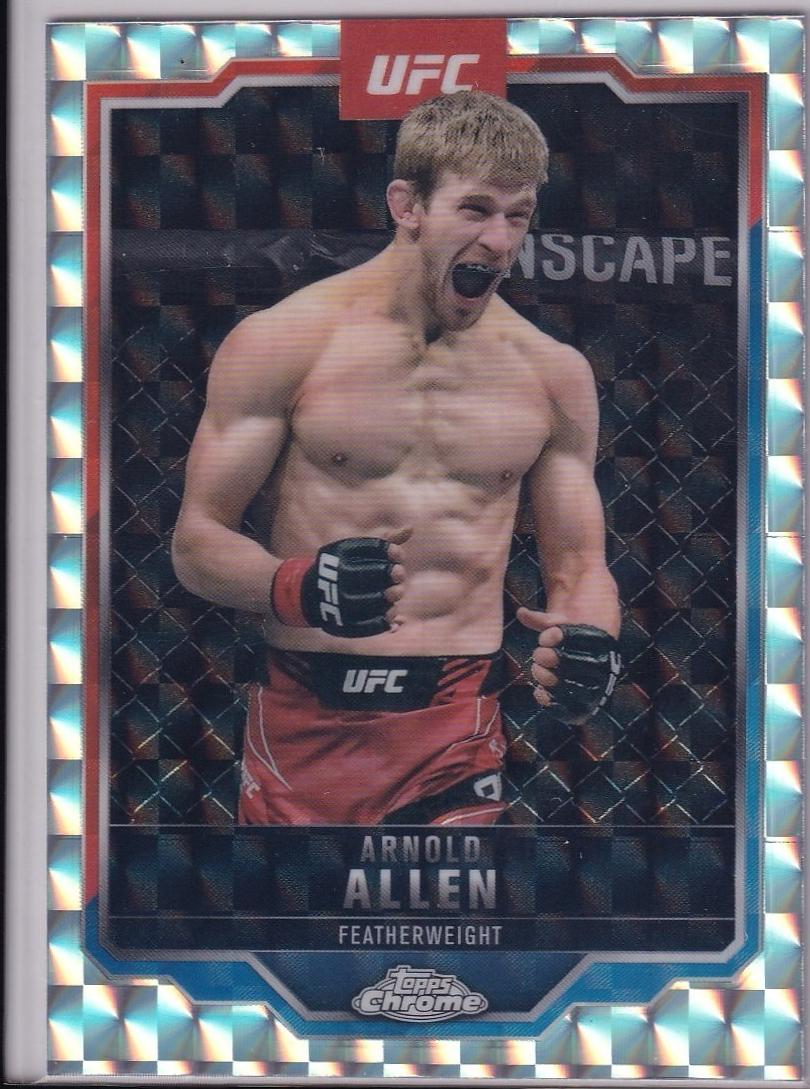 Arnold Allen 2025 Topps Chrome UFC Base #25 Geometric Refractor