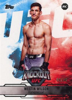 Westin Wilson 2025 Topps Knockout UFC Base #33 Black