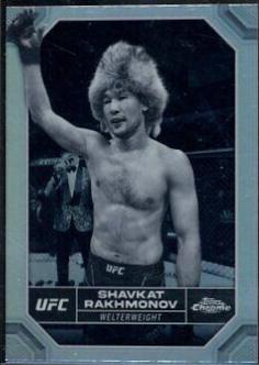 Shavkat Rakhmonov 2024 Topps Chrome UFC Base #177 Refractor