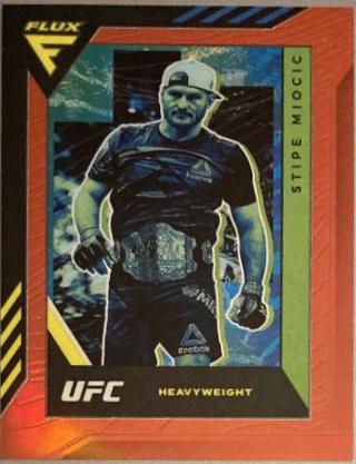Stipe Miocic 2022 Panini Chronicles UFC Base Flux #344 Red