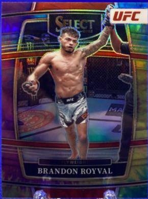 Brandon Royval 2022 Panini Select UFC Concourse #6 Tie Dye