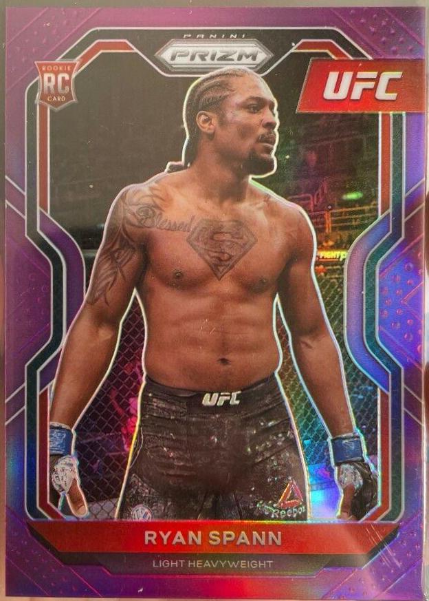 Ryan Spann 2021 Panini Prizm UFC Base #41 Purple