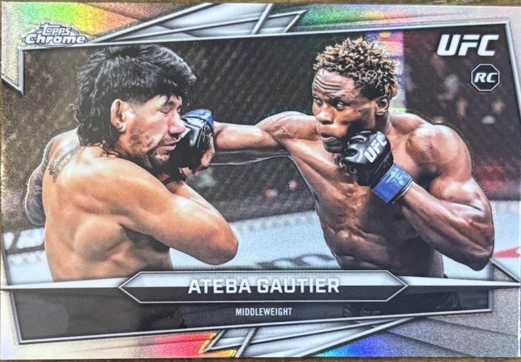 Ateba Gautier 2026 Topps Chrome UFC Base #7 Refractor