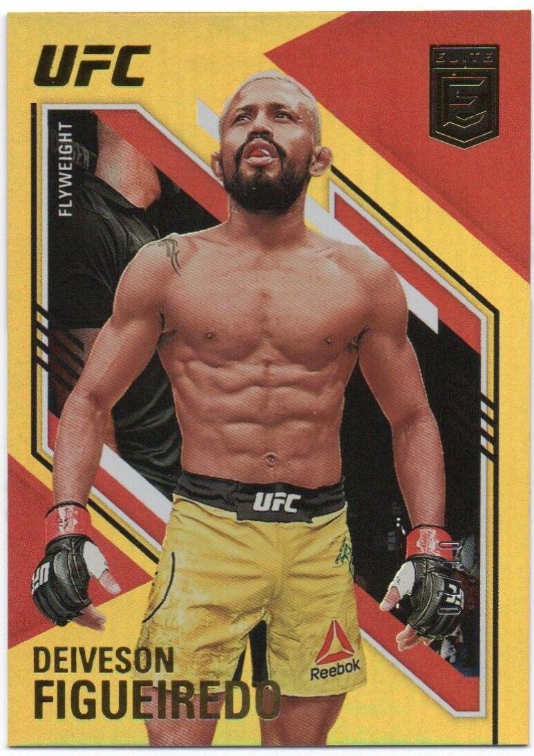 Deiveson Figueiredo 2021 Panini Chronicles UFC Base Elite #147 Gold