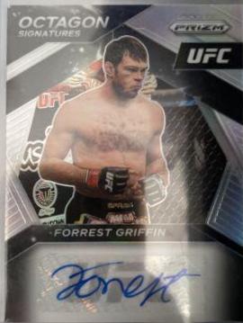 Forrest Griffin 2021 Panini Prizm UFC Octagon Signatures #23 Silver