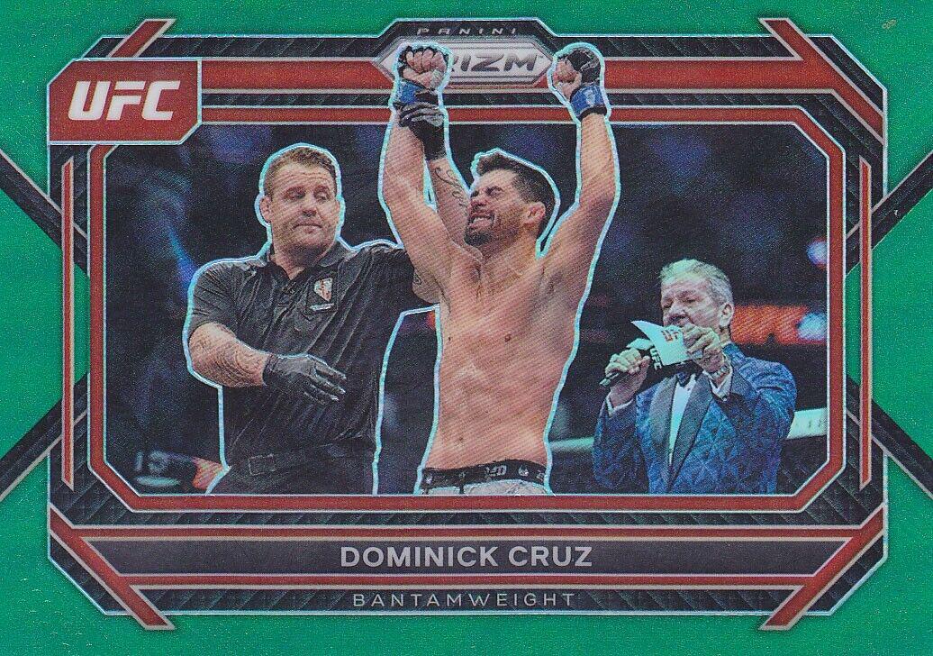 Dominick Cruz 2023 Panini Prizm UFC Base #90 Green