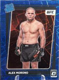 Alex Morono 2022 Panini Donruss Optic UFC Base #104 Blue Velocity