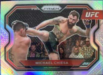 Michael Chiesa 2021 Panini Prizm UFC Base #173 Silver