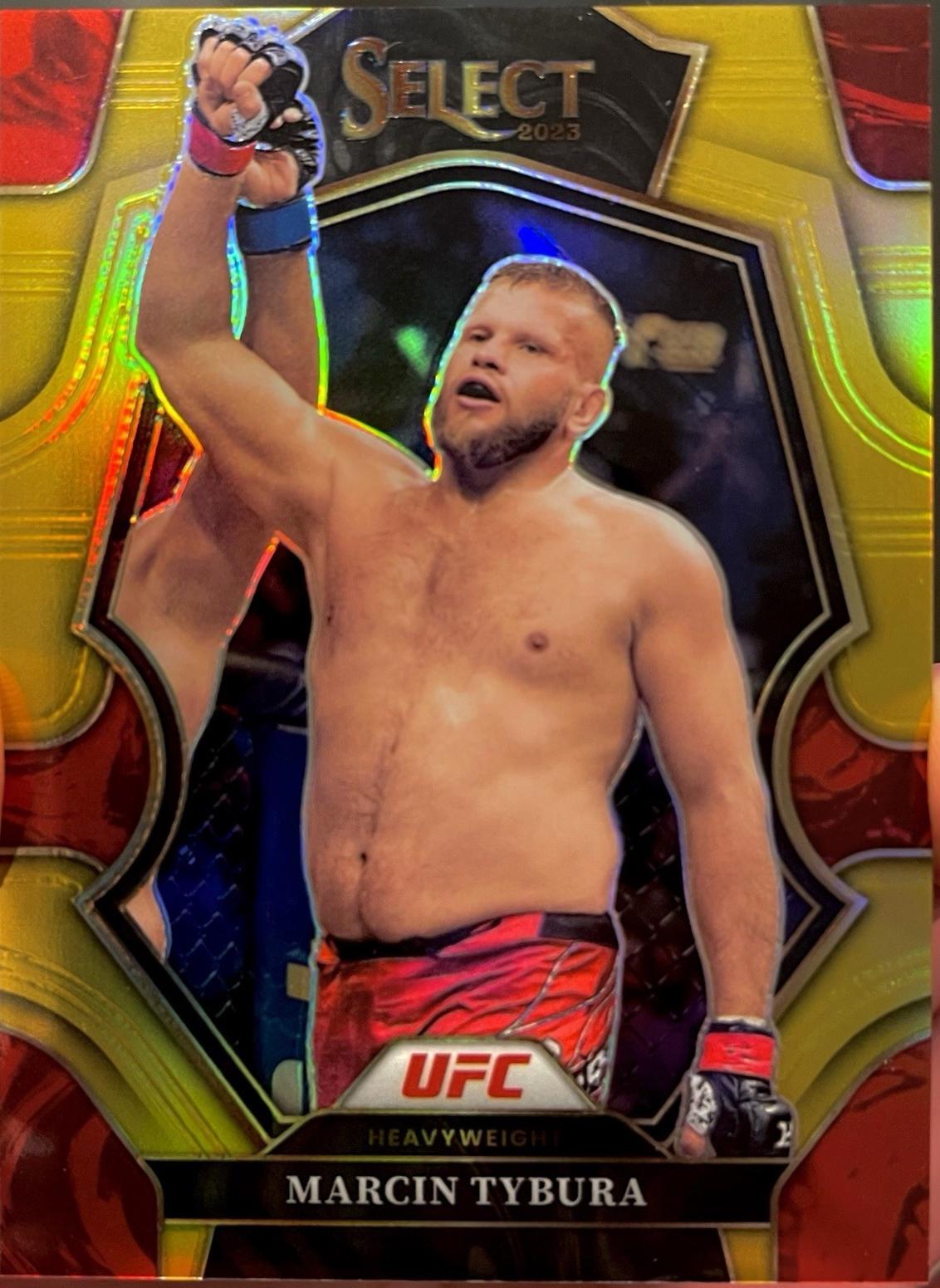 Marcin Tybura 2023 Panini Select UFC Premier Level #166 Gold