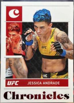 Jessica Andrade 2022 Panini Chronicles UFC Base Chronicles #45 Red