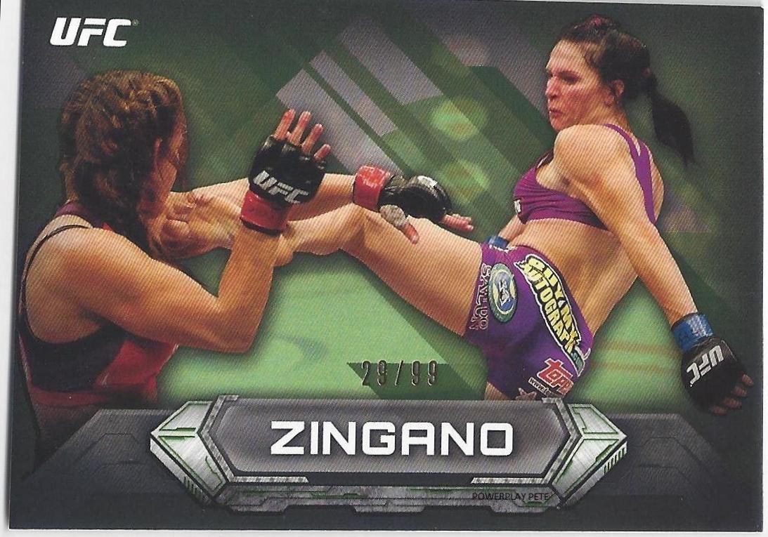 Cat Zingano 2014 Topps UFC Knockout Base #23 Mat Stock
