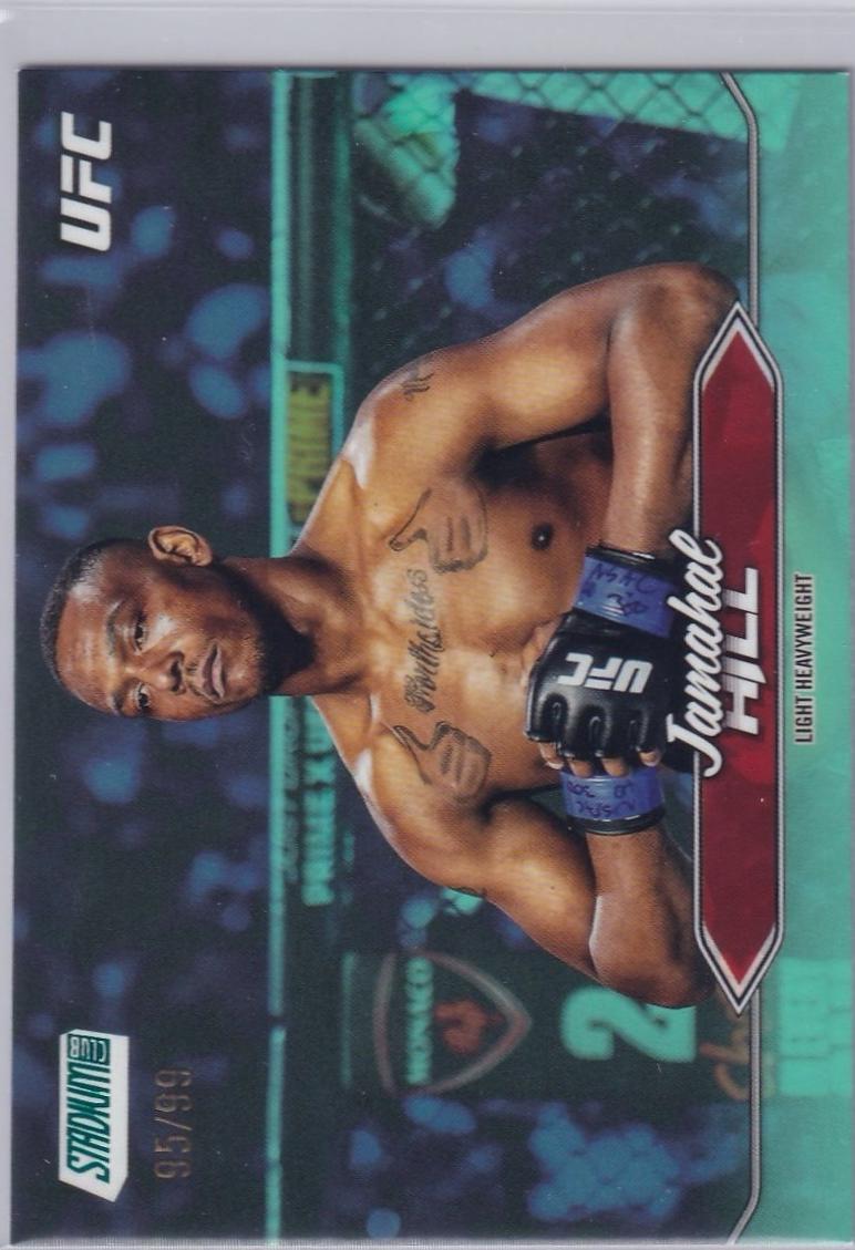 Jamahal Hill 2025 Topps Stadium Club UFC Base #51 Turquoise
