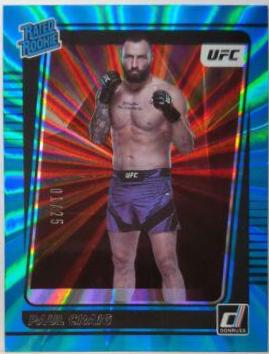 Paul Craig 2022 Panini Donruss UFC Base #202 Laser