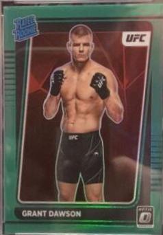 Grant Dawson 2022 Panini Donruss Optic UFC Base #101 Green