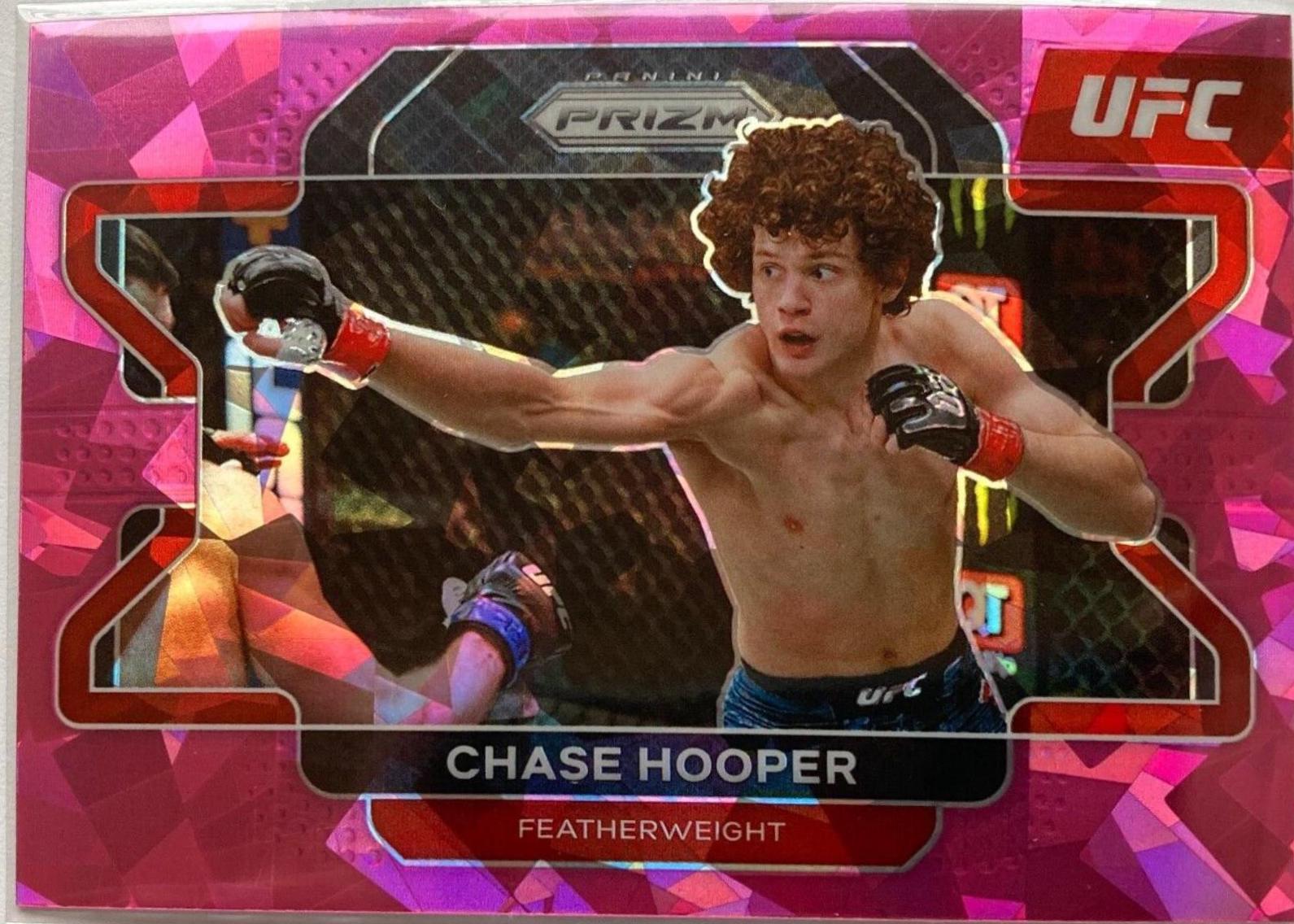 Chase Hooper 2022 Panini Prizm UFC Base #97 Pink Ice