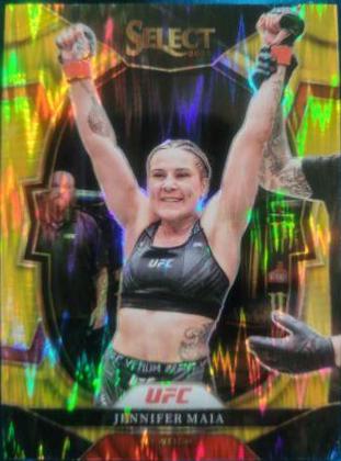 Jennifer Maia 2023 Panini Select UFC Concourse #36 Gold
