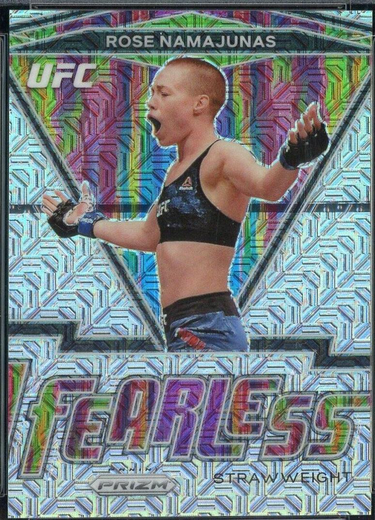 Rose Namajunas 2021 Panini Prizm UFC Fearless #18 Mojo