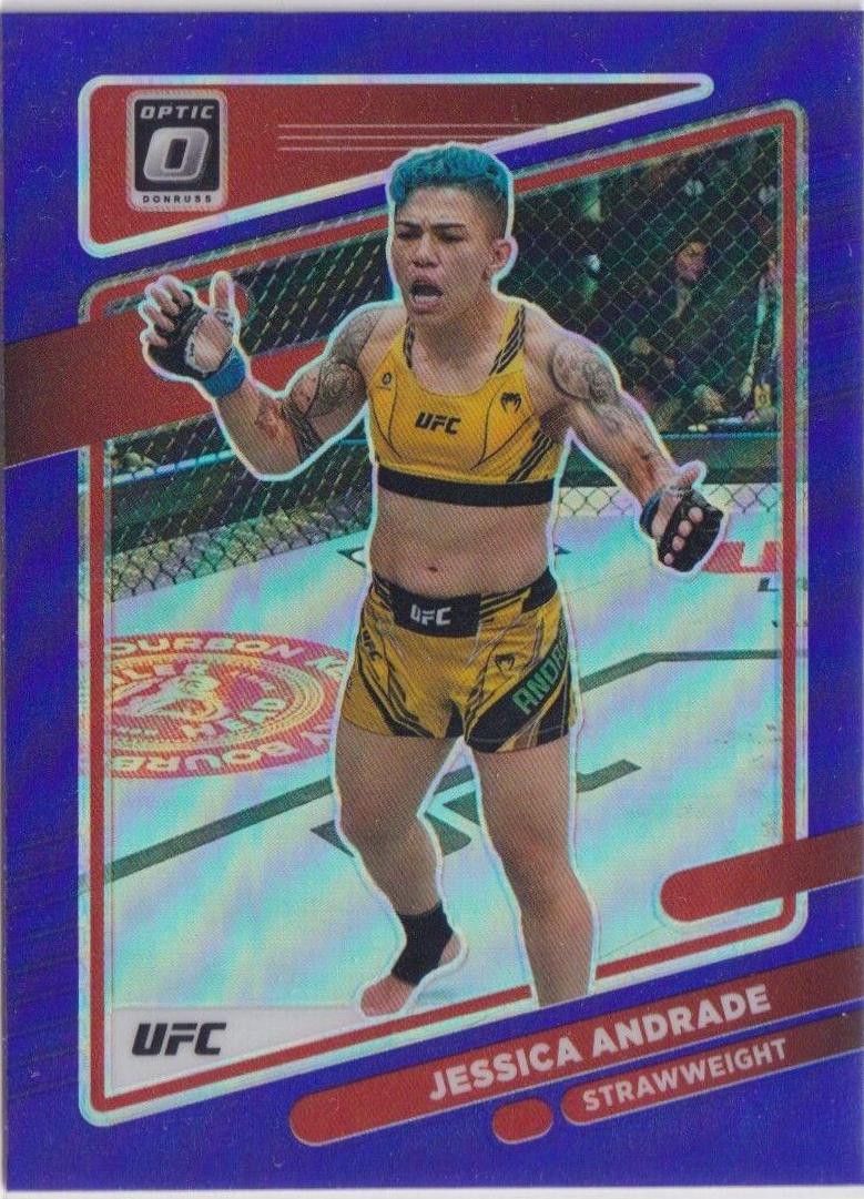 Jessica Andrade 2022 Panini Donruss Optic UFC Base #51 Purple