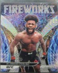 Aljamain Sterling 2022 Panini Prizm UFC Fireworks #15 Mojo