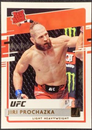 Jiri Prochazka 2021 Panini Chronicles UFC Base Donruss Rated Rookies #22 Gold