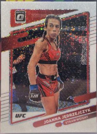 Joanna Jędrzejczyk 2022 Panini Donruss Optic UFC Base #87 White Sparkle
