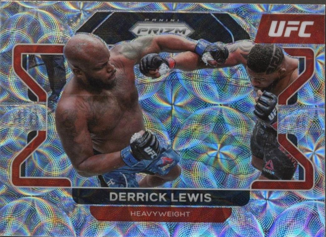 Derrick Lewis 2022 Panini Prizm UFC Base #1 Premium