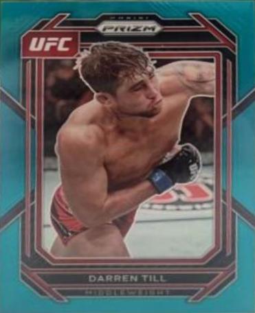Darren Till 2023 Panini Prizm UFC Base #155 Teal