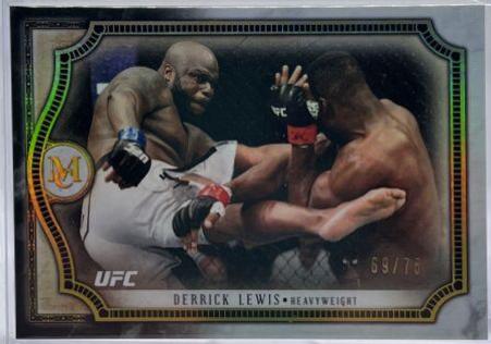 Derrick Lewis 2018 Topps UFC Museum Collection Base #9 Gold