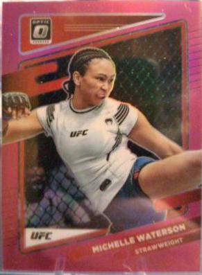 Michelle Waterson-Gomez 2022 Panini Donruss Optic UFC Base #89 Pink