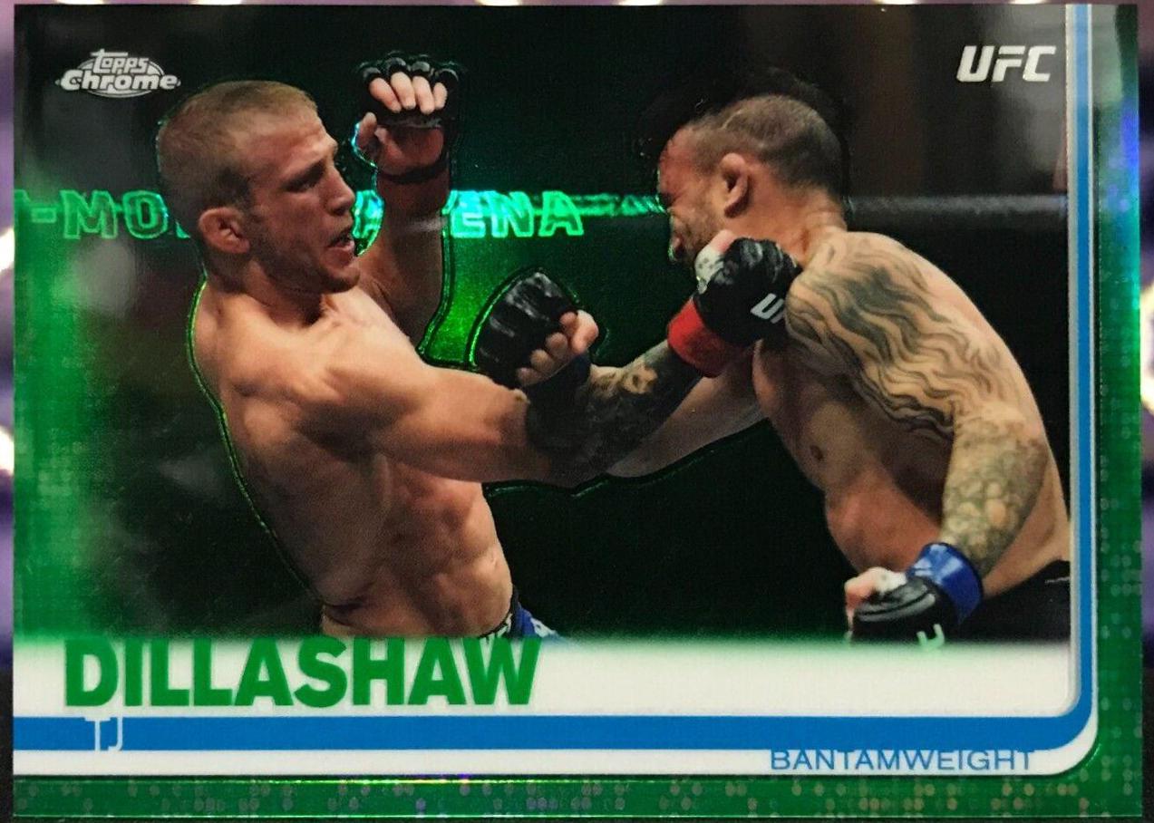 TJ Dillashaw 2019 Topps Chrome UFC Base #83 Green