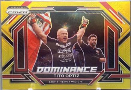 Tito Ortiz 2023 Panini Prizm UFC Dominance #11 Gold