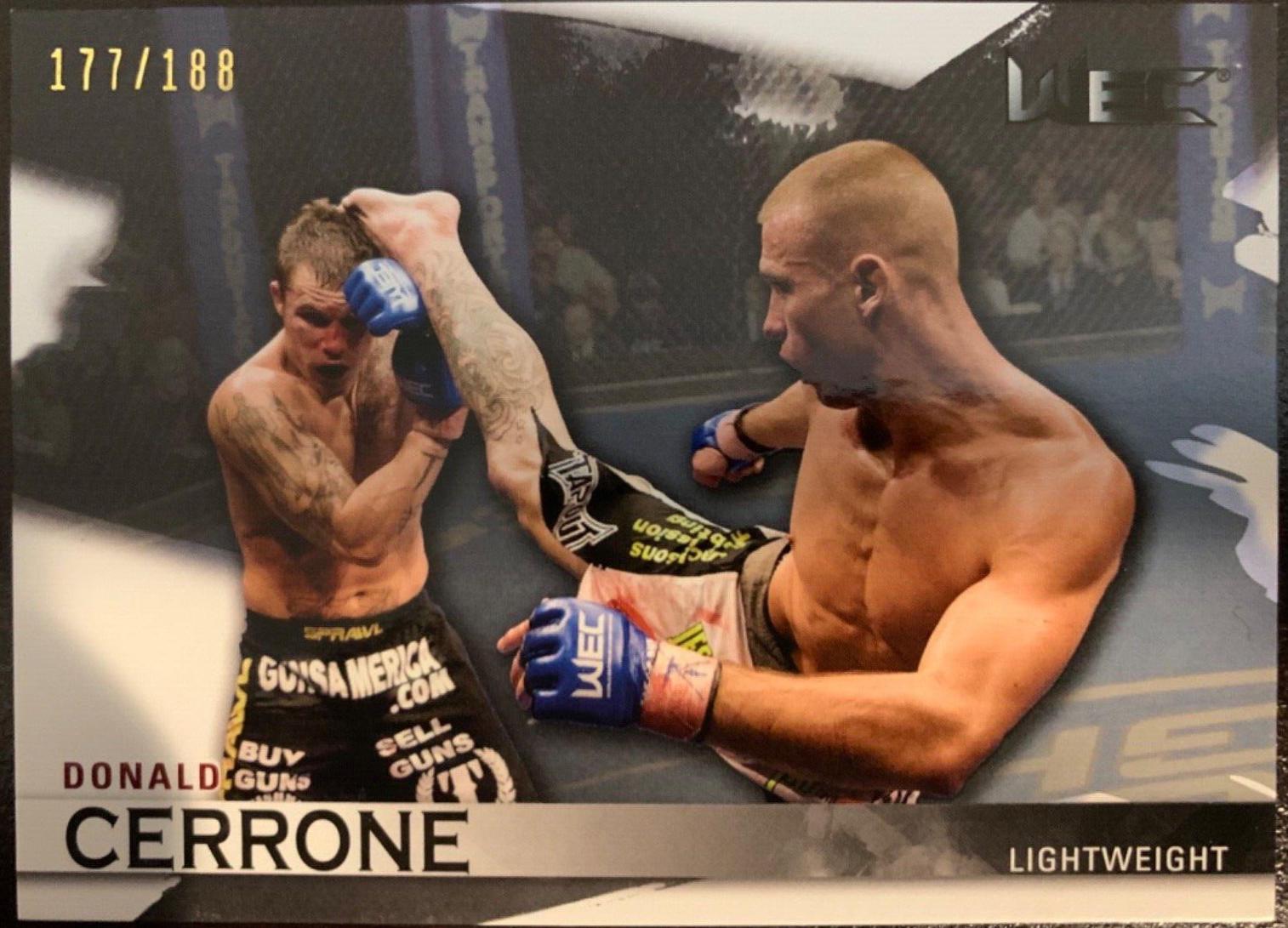 Donald Cerrone 2010 Topps UFC Knockout Base #126 Silver