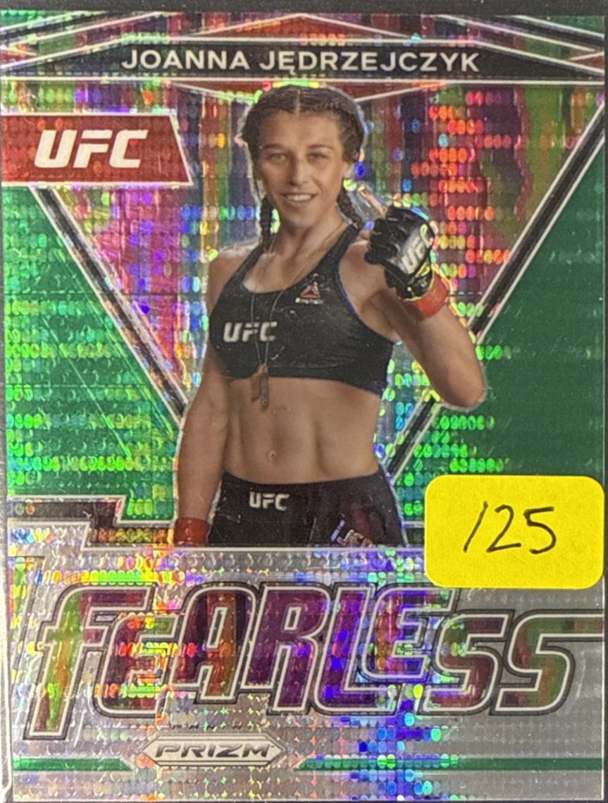 Joanna Jędrzejczyk 2022 Panini Prizm UFC Fearless #2 Green Pulsar
