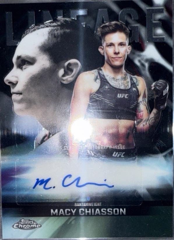 Macy Chiasson 2026 Topps Chrome UFC Chrome Lineage Autographs #CCA-MA Refractor