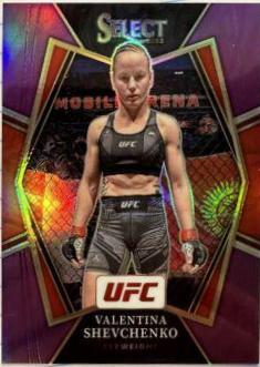 Valentina Shevchenko 2022 Panini Select UFC Premier Level #163 Purple