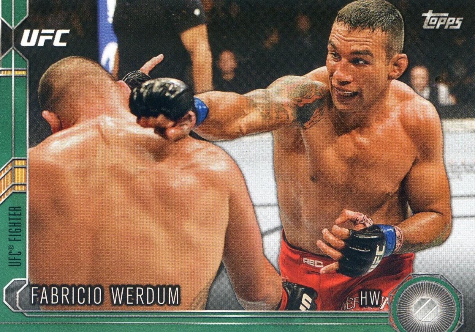 Fabricio Werdum 2015 Topps UFC Chronicles Base #46 Green