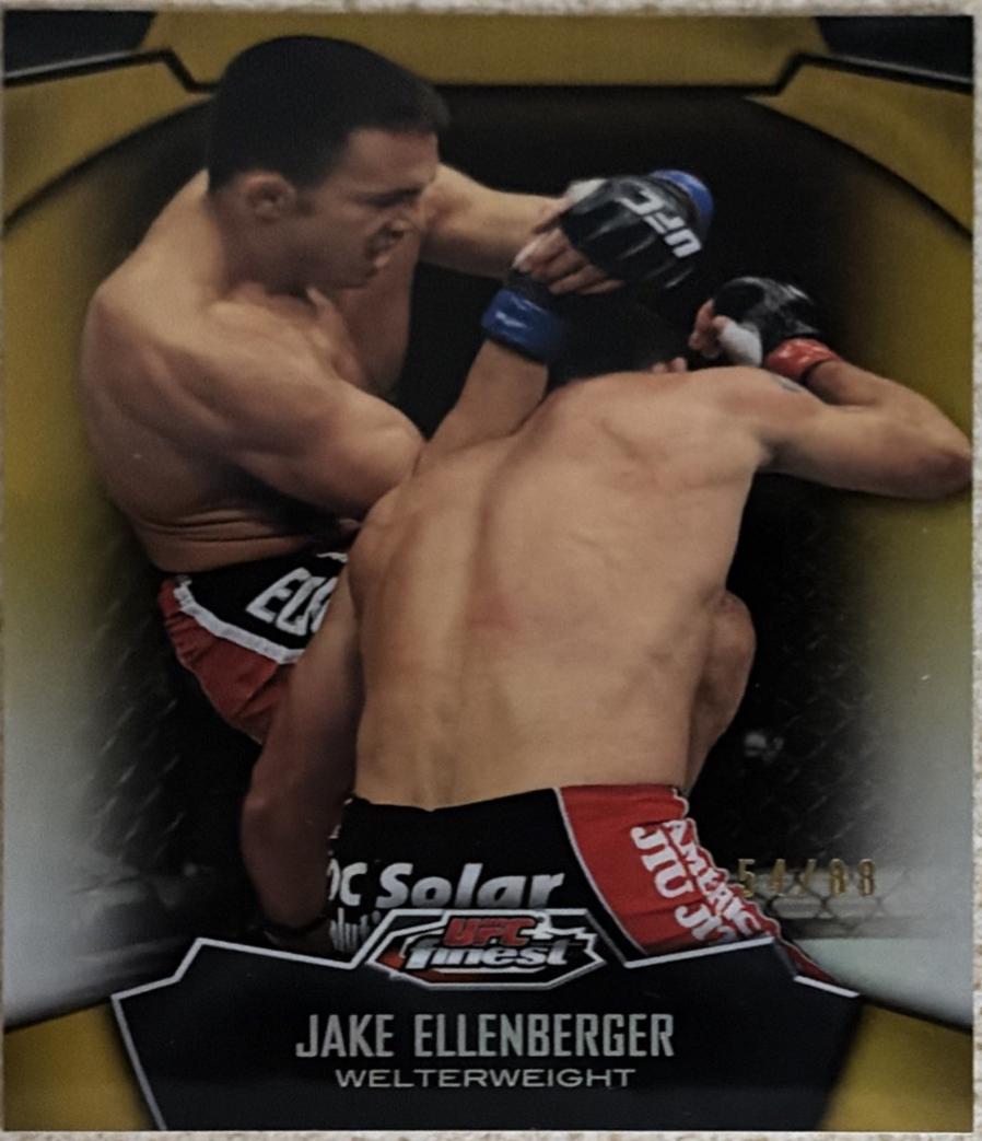 Jake Ellenberger 2012 Topps Finest UFC Base #6 Gold