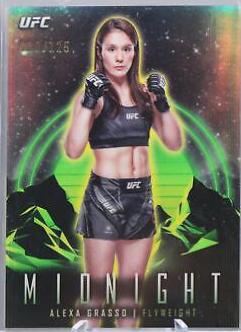 Alexa Grasso 2024 Topps Midnight UFC Base #81 Morning